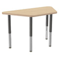 24in x 48in Trapezoid T-Mold Adjustable Activity Table D330075
