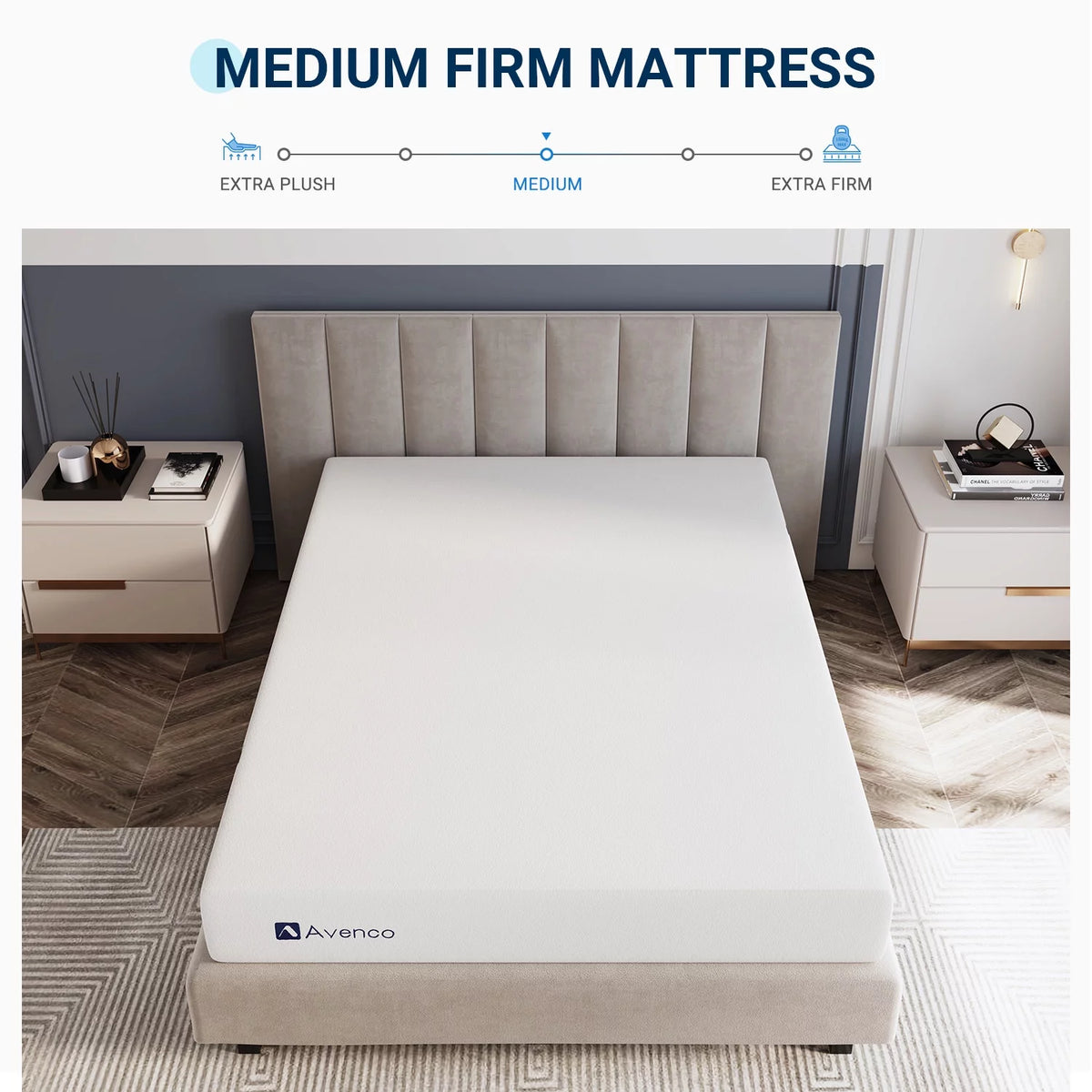 Twin Size Cooling Gel Memory Foam Mattress X4382