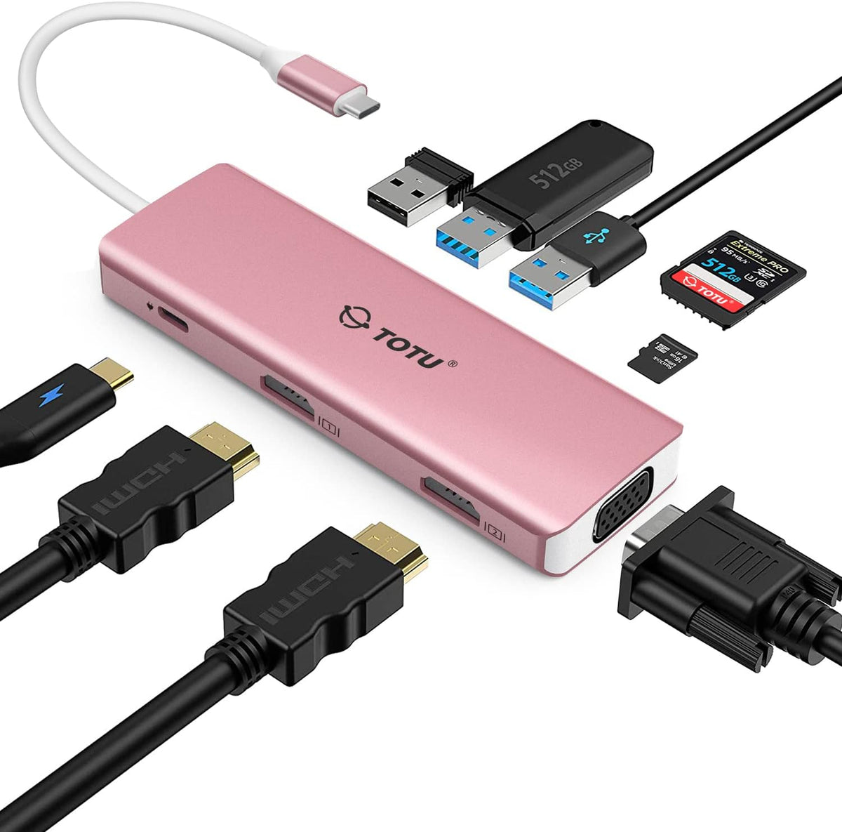 9 in 1 Triple Display USB C Docking Station S8988