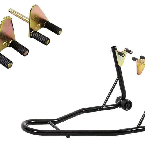 Motorcycle Front Wheel Lift Stand 485LBS Black C8276