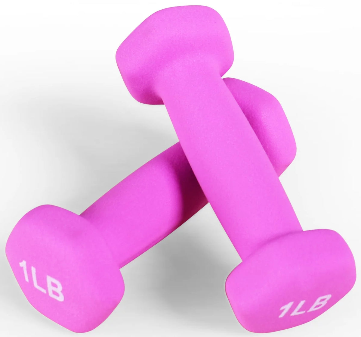 1 lbs Pair Vinyl Coated Dumbbells O364472