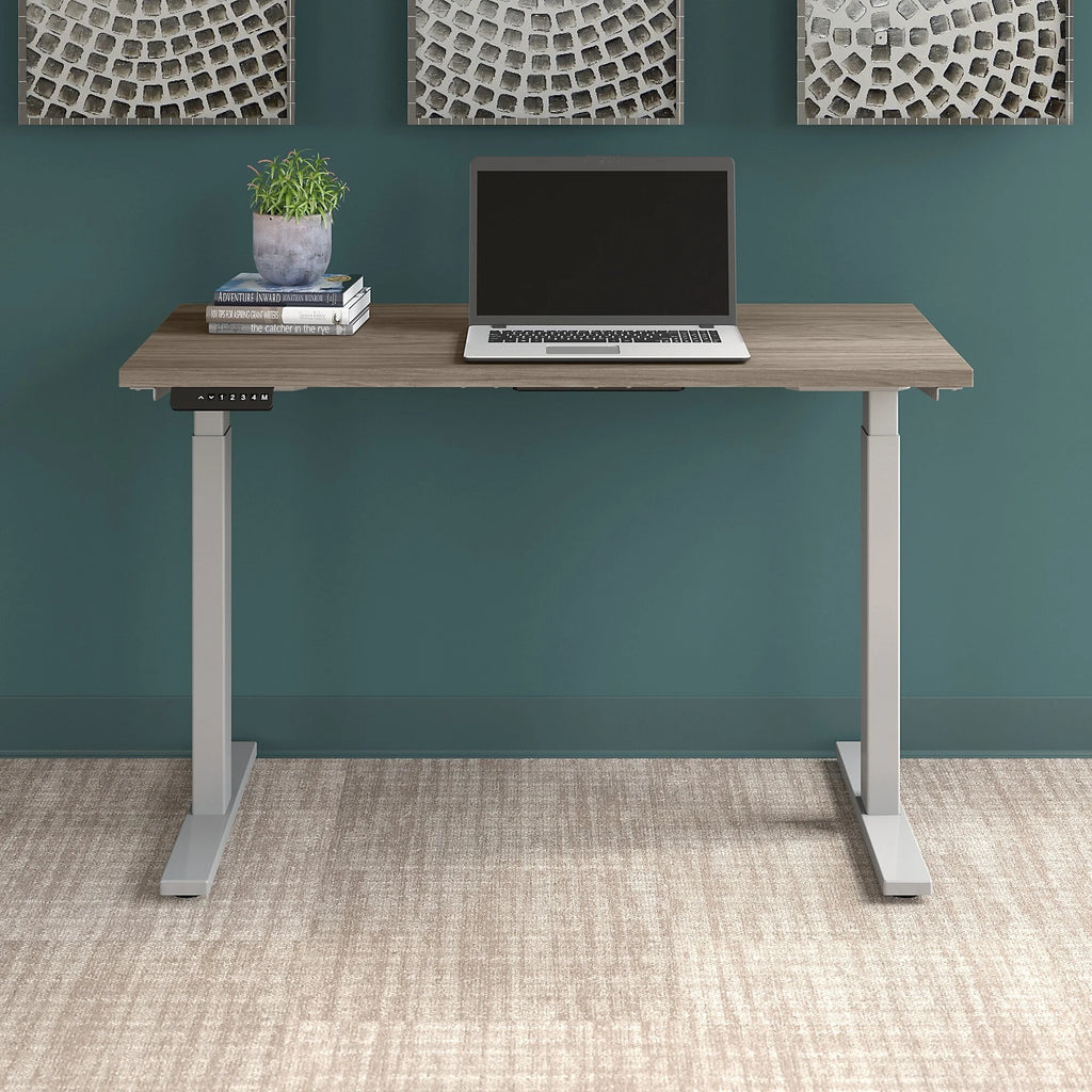 Adjustable Desk in Modern Hickory Q223