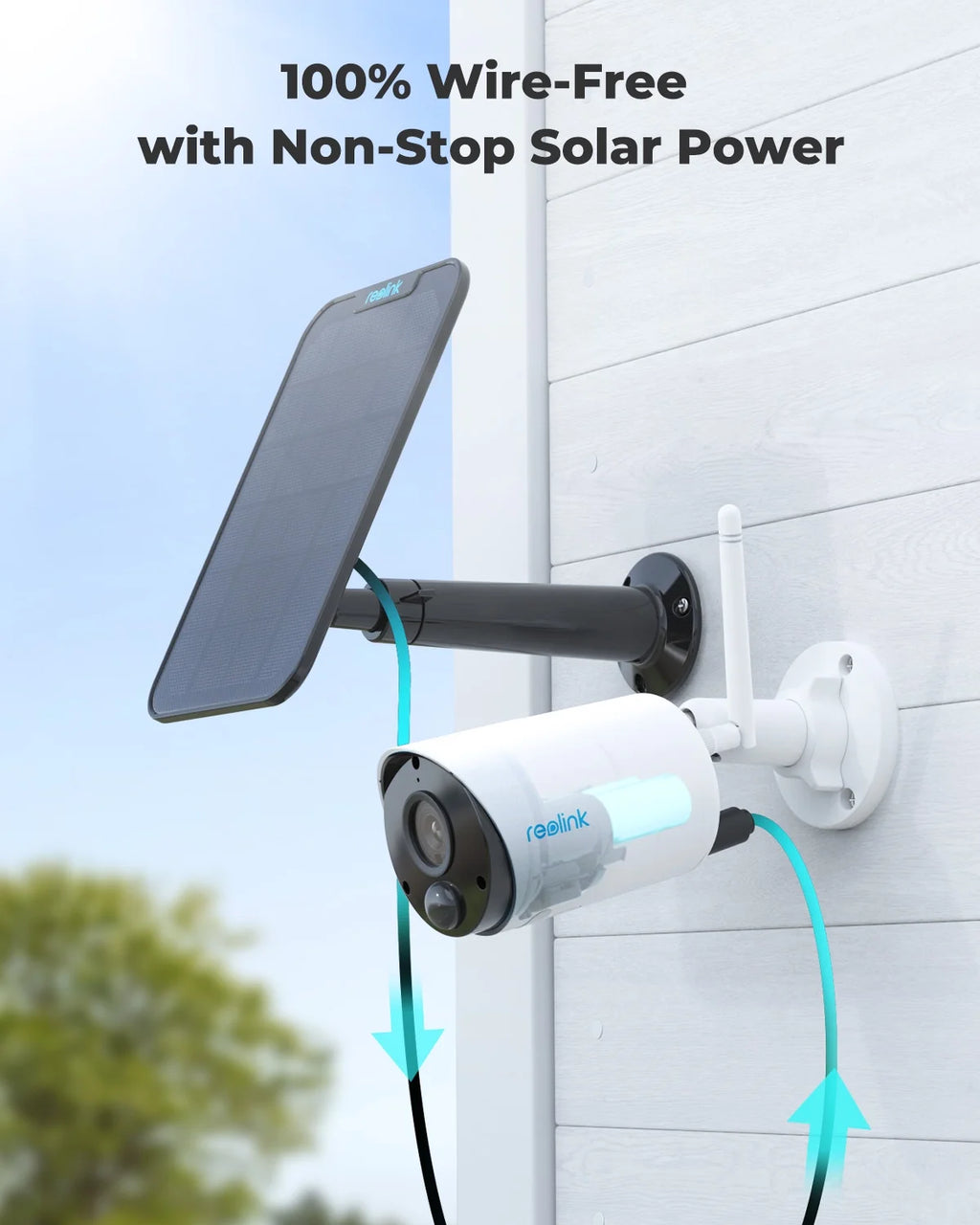 3MP Wireless Battery-Powered Security Camera D955