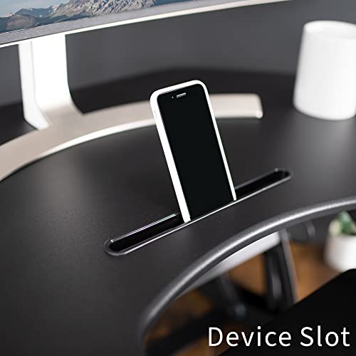 43 inch Electric Height Adjustable Stand Up Desk Converter Black R3113