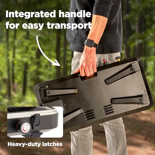 2-in-1 Gas Camping Grill and Griddle Combo G8069