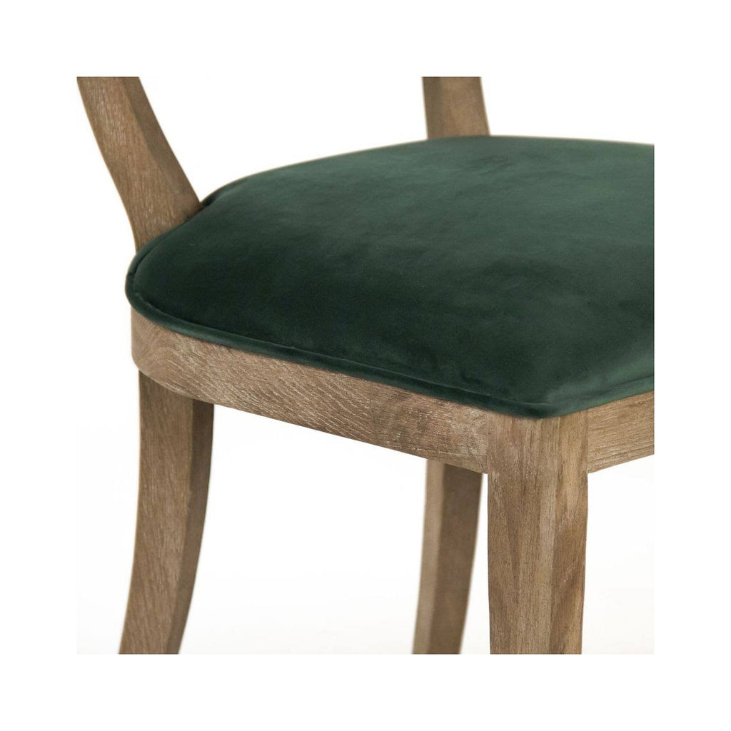Green Velvet Side Chair G8468