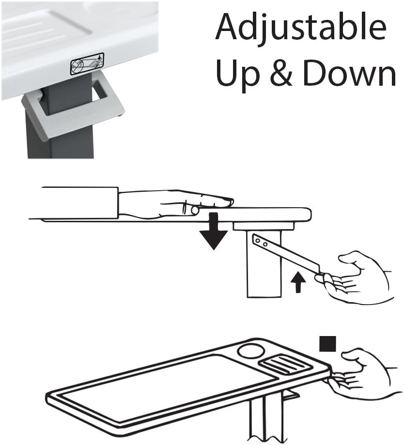 Overbed Table with Wheels W8501