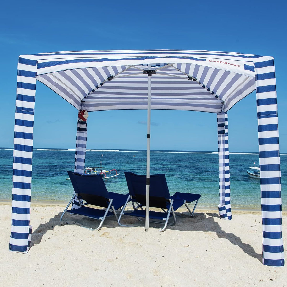 Beach Canopy Sun Shade Tent 8' x 8' UPF 50+ I171
