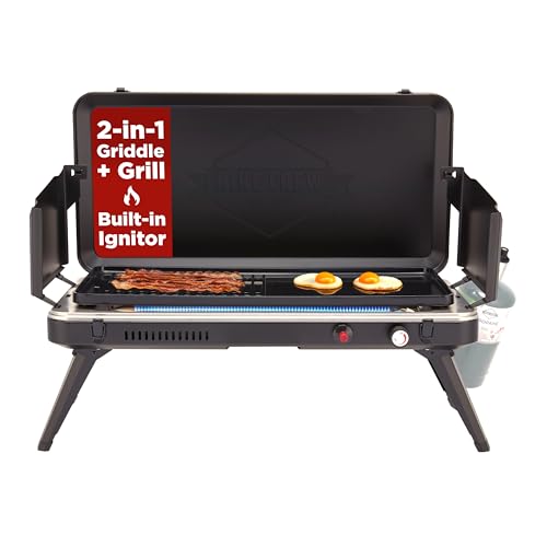 2-in-1 Gas Camping Grill and Griddle Combo G8069