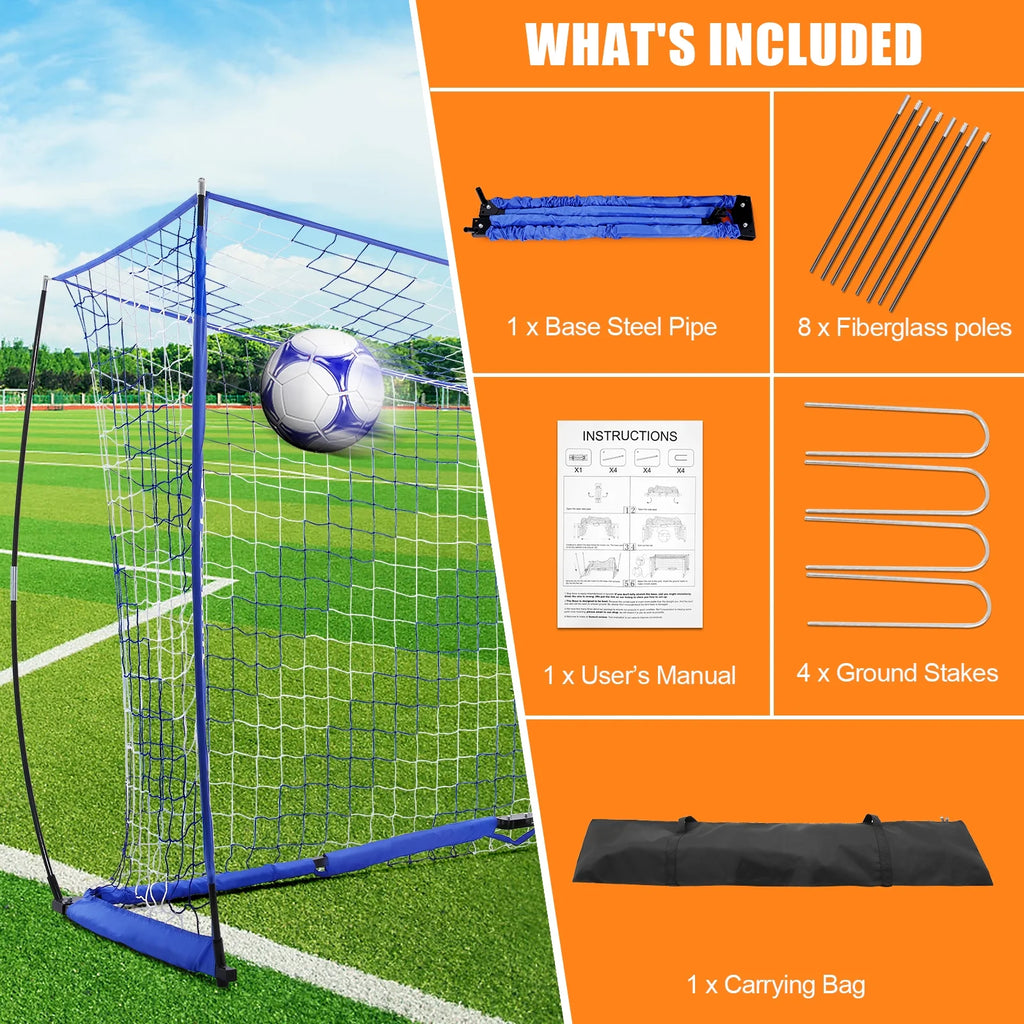 12 x 6 ft Portable Soccer Goal with Carry Bag N1177