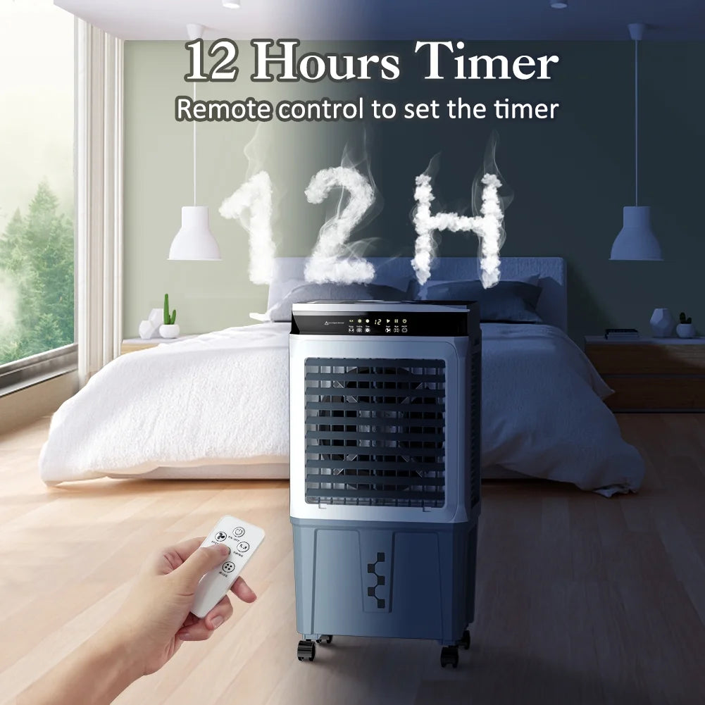 20L Portable Evaporative Air Cooler Fan Humidifier G3654