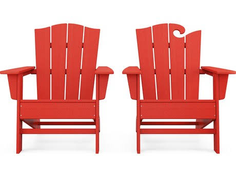 2-Piece Adirondack Chair Set in Pacific Blue M636
