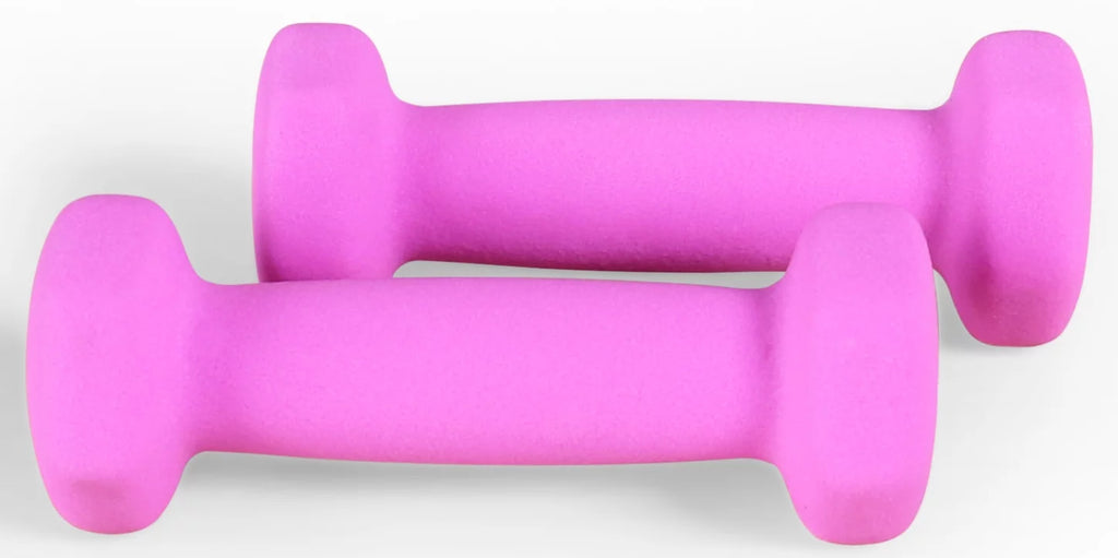 1 lbs Pair Vinyl Coated Dumbbells O364472