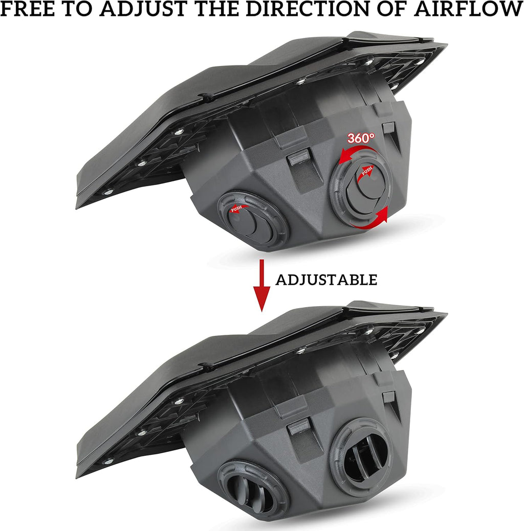 Flat Aluminum Roof Ram Air Kit F432
