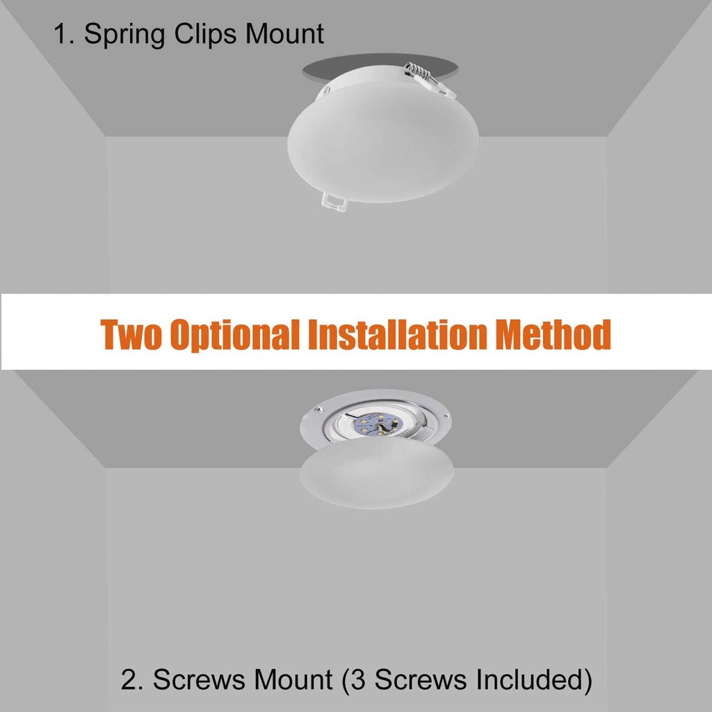 3 Inch LED Recessed Ceiling Light Pack of 6 K749644