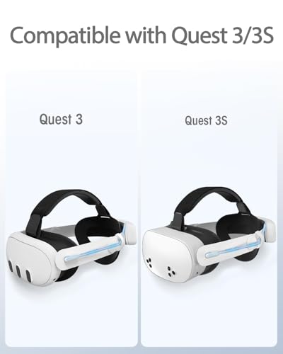 Elite Head Strap with Dual Fast Charging Battery Pack & Charging Dock for Meta Quest 3/3S - VR Headset Accessory Headstrap T97724