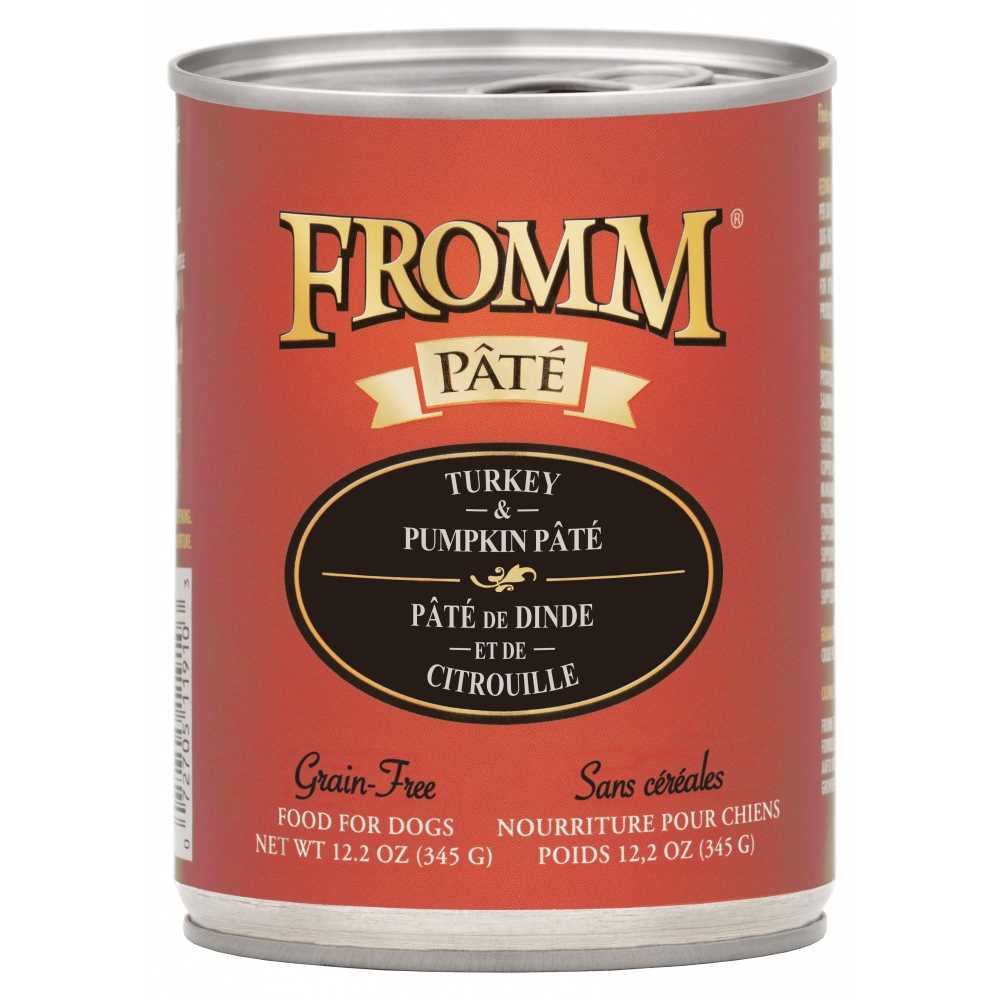 Turkey & Pumpkin Pate Grain Free Canned Dog Food 12.2 oz Case of 12 Q25933
