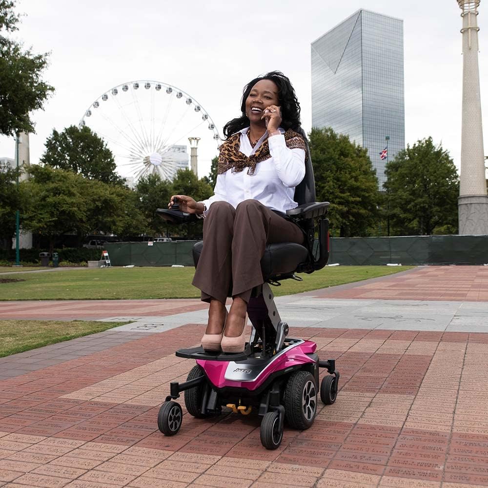 Power Chair with U-1 Batteries, Mid Wheel Drive, 300 lbs. WC, Up to 4 MPH, 16.8 Miles Range Per Charge W790845