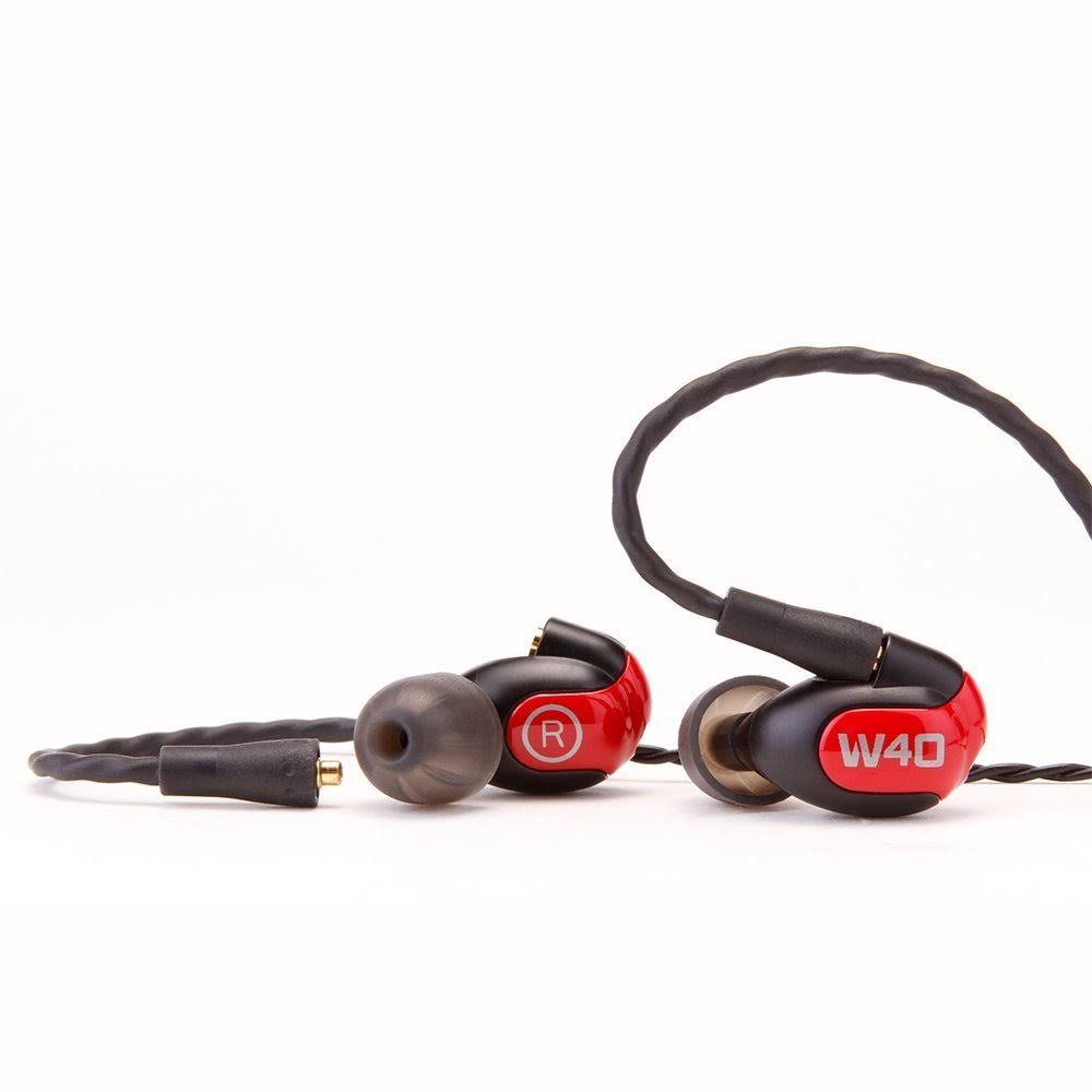 Four-Driver True-Fit Earphones with 3 Button MFI Cable and MMCX Audio Cable F620163