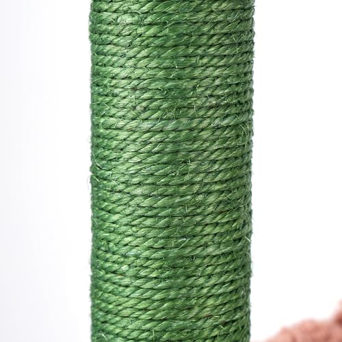 37.4" Green Cat Tree Tower with Condos S2208