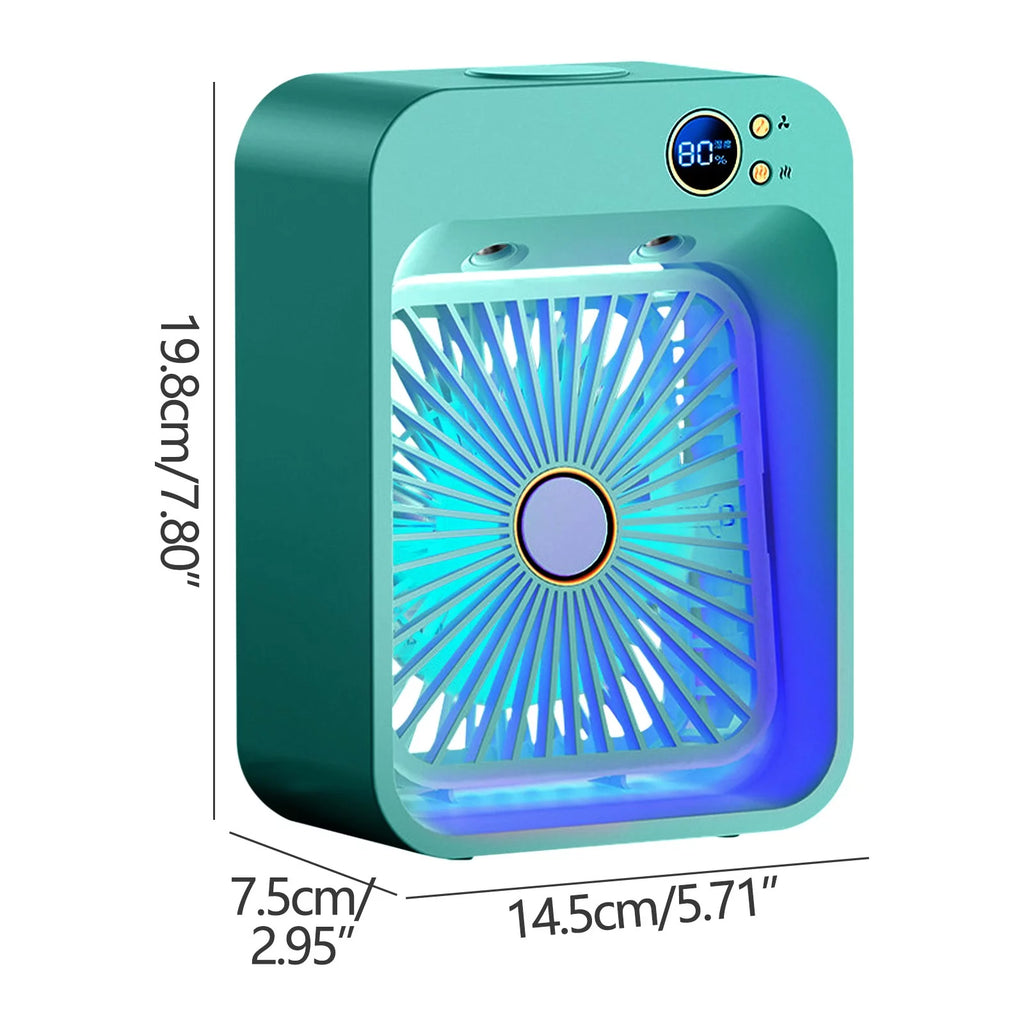 USB Mini Cooler Purification and Humidification Refrigeration Fan L831