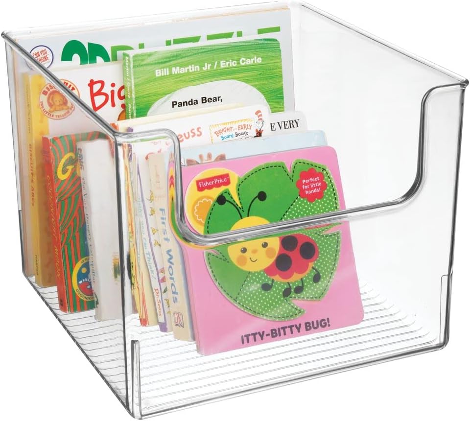 Clear Plastic Storage Organizer Bin 8 Pack U420480