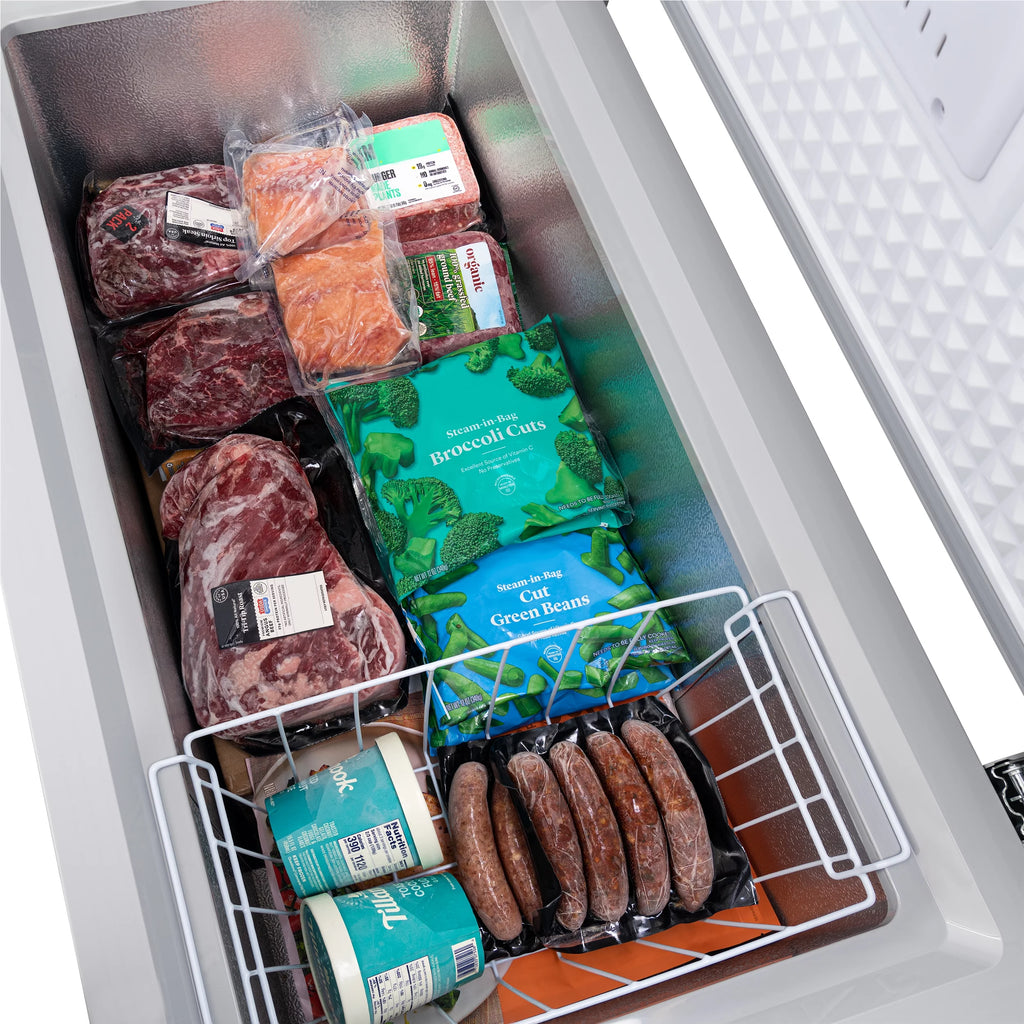 6.7 Cu. Ft. Compact Chest Freezer in Cool Gray J4060