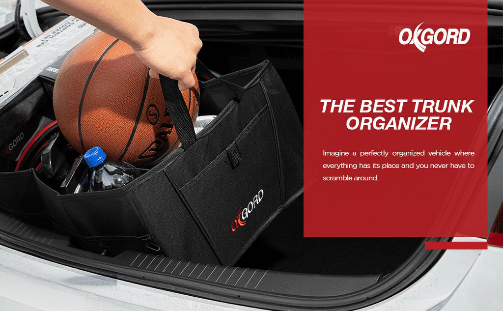 Auto Trunk Storage Organizer Bin with Pockets H3523
