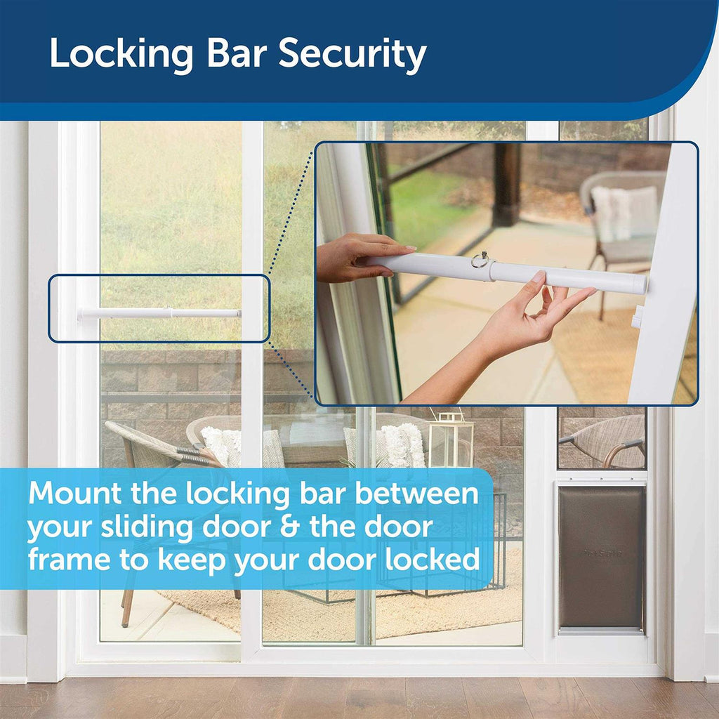 Sliding Glass Pet Door Security Bar X813