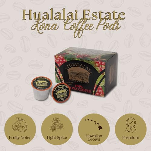 Medium Dark Roast Single Serve Cups, 12 count, Premium Ground Kona Coffee L564545