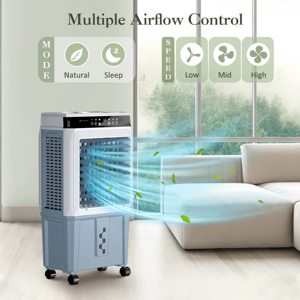 20L Portable Evaporative Air Cooler Fan Humidifier G3654