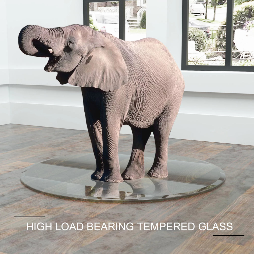 40'' Round Clear Tempered Glass Table Top N661050