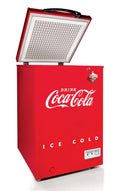 Red 3.5 Cu.Ft. Refrigerator & Chest Freezer T106793