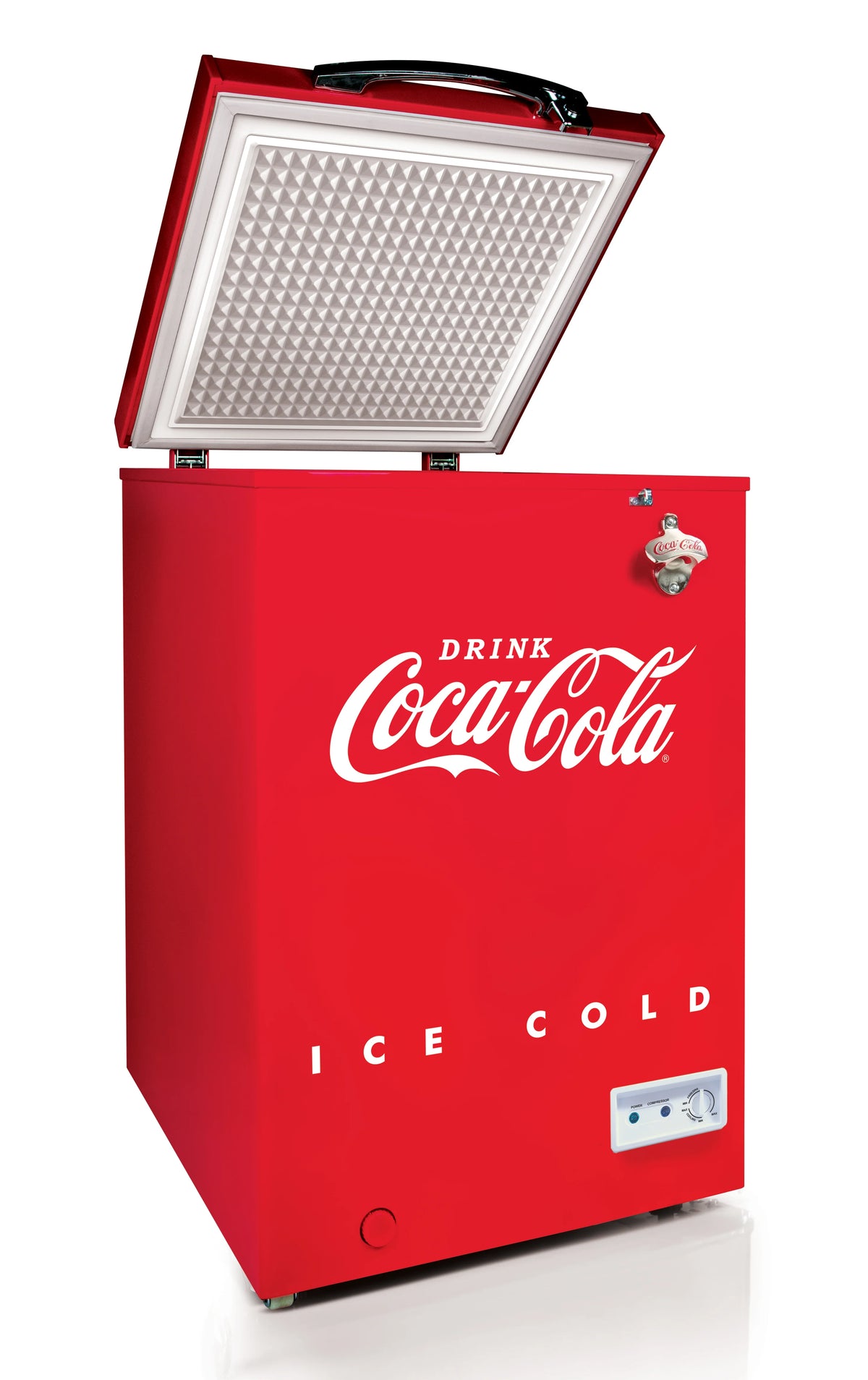 Red 3.5 Cu.Ft. Refrigerator & Chest Freezer T106793