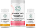 Vitamin D3+K2 Chewables & Super B-100 Complex Bundle F8680