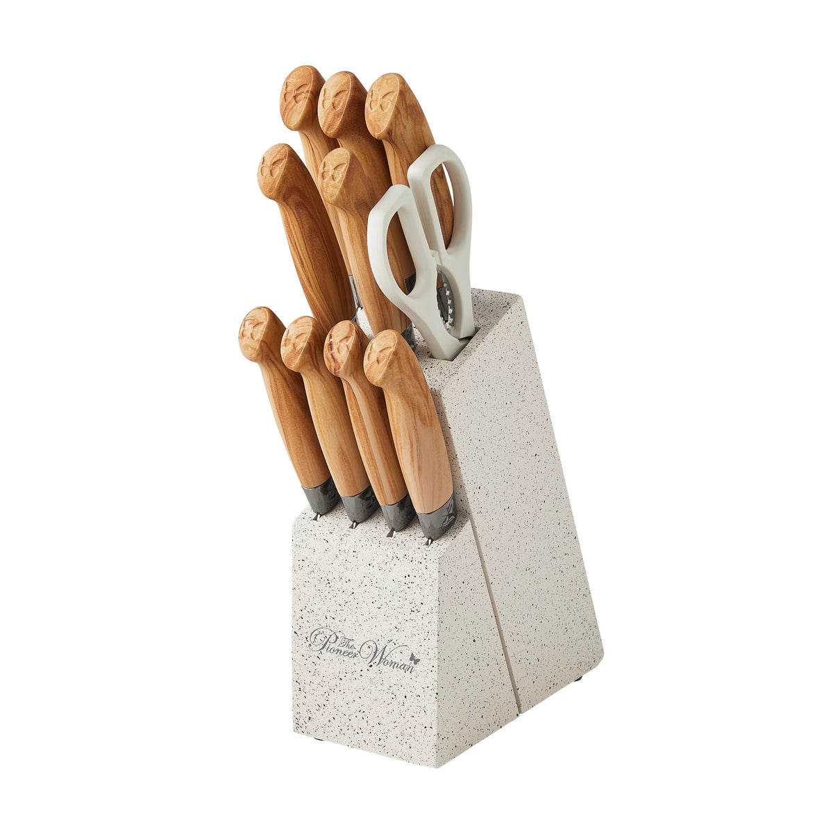 11-Piece Stainless Steel Knife Block Set Z385