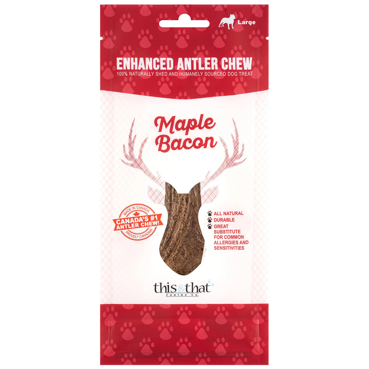 Large Grade A Split Elk Antler Dog Chew Q331585