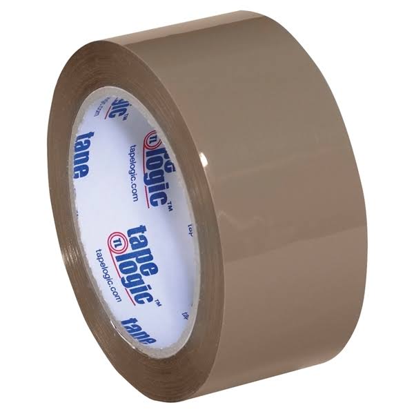 Industrial Carton Sealing Tape Tan 2x22 x 55 Yard 36 Roll Case P2306