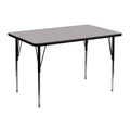 Grey Rectangular Activity Table C8969