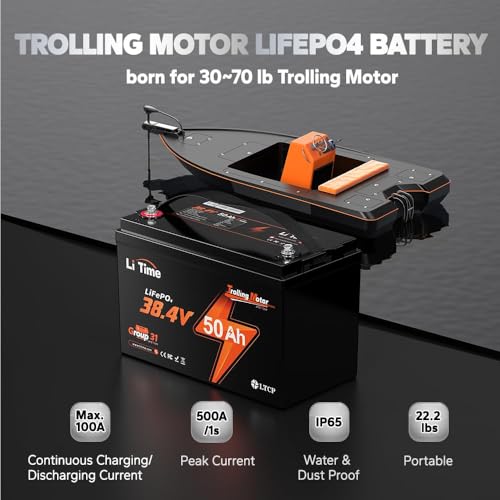 36V 50Ah LiFePO4 Battery with 43.8V 25A Charger P7534