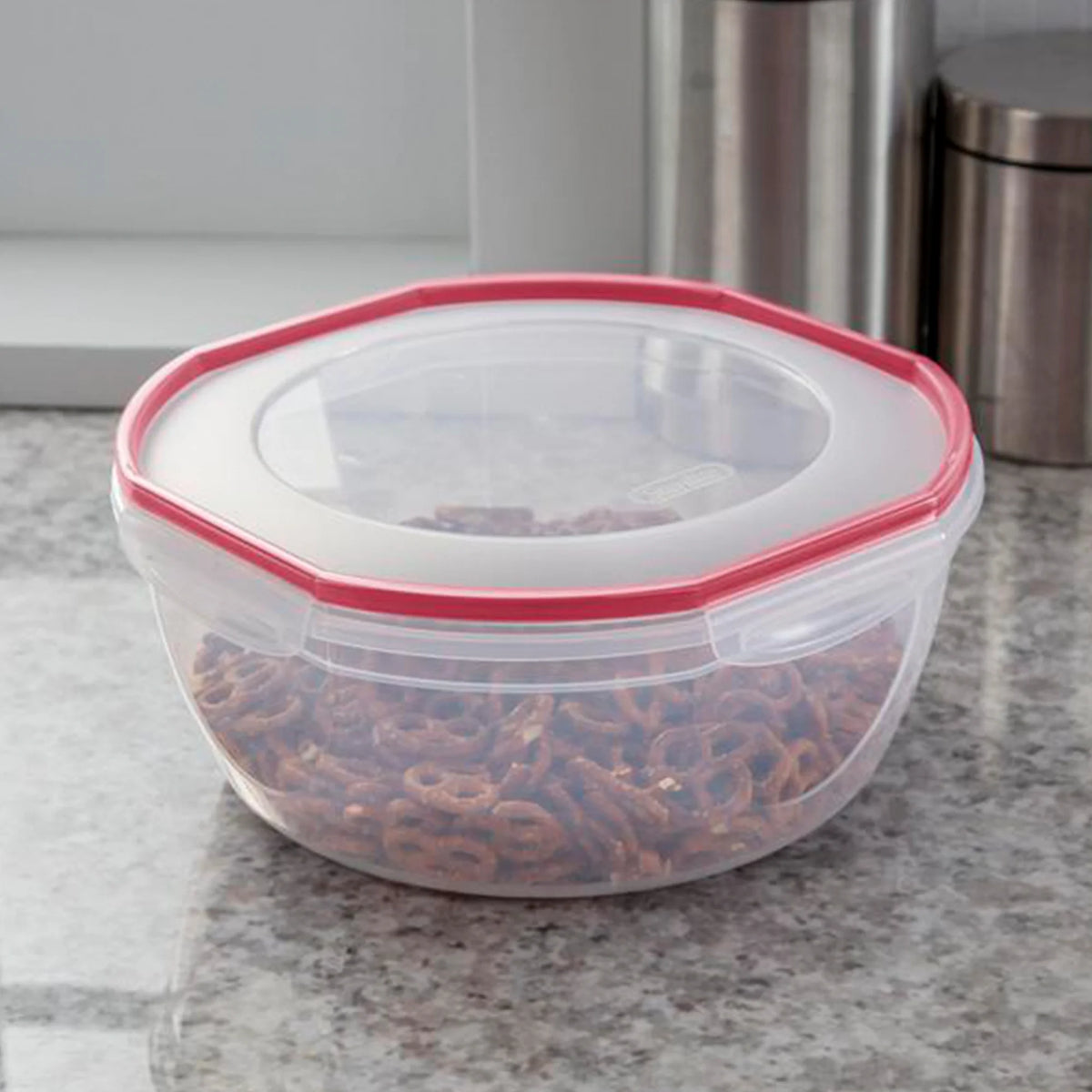 8.10 Quart Plastic Food Storage Bowl Container, 2 Pack H533853