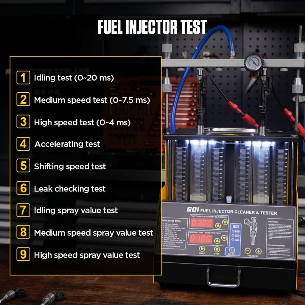 110V/220V Fuel Injector Cleaner & Tester T989