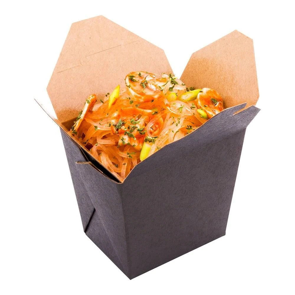 Black 16 oz Noodle Take Out Container Case of 200 W371780