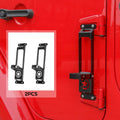 Red Pack of 2 Metal Folding Door Hinge Step Foot Peg G2057