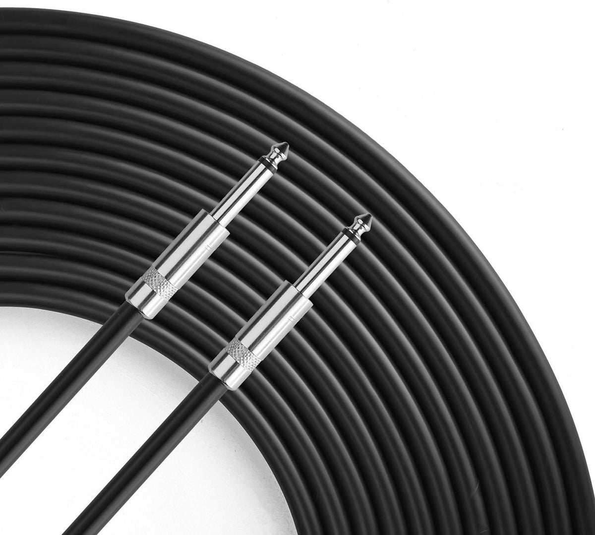 2Pack 100 ft 1/4 to 1/4 Speaker Cables, 12AWG Patch Cords M485