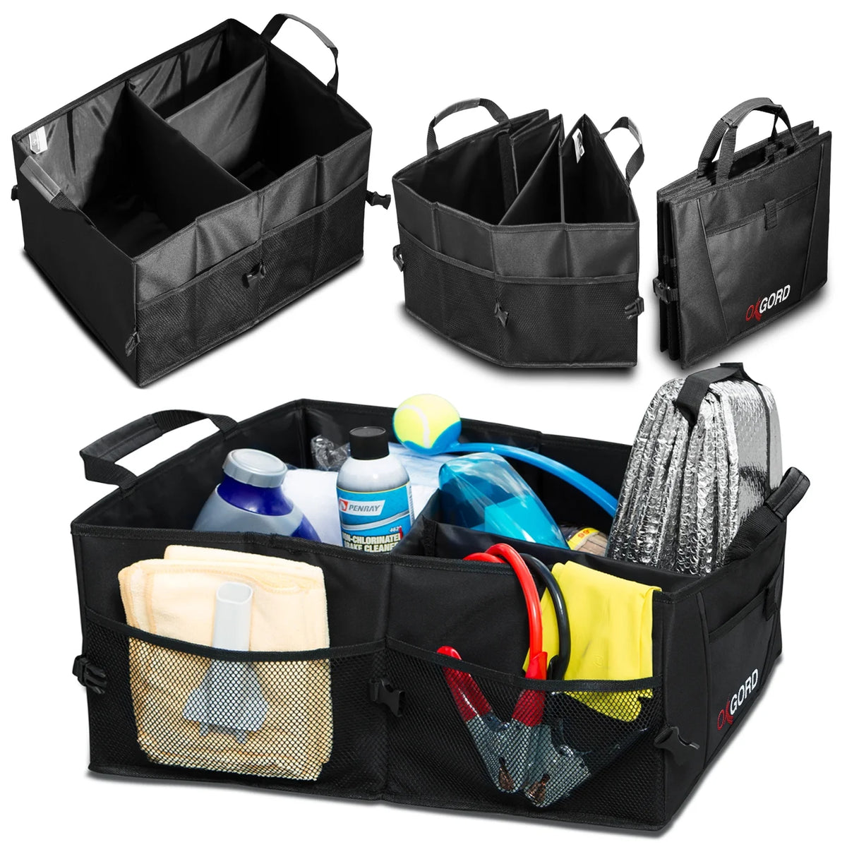 Auto Trunk Storage Organizer Bin with Pockets H3523
