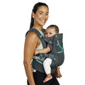 Gray Multi-Pocket Baby Carrier E66259
