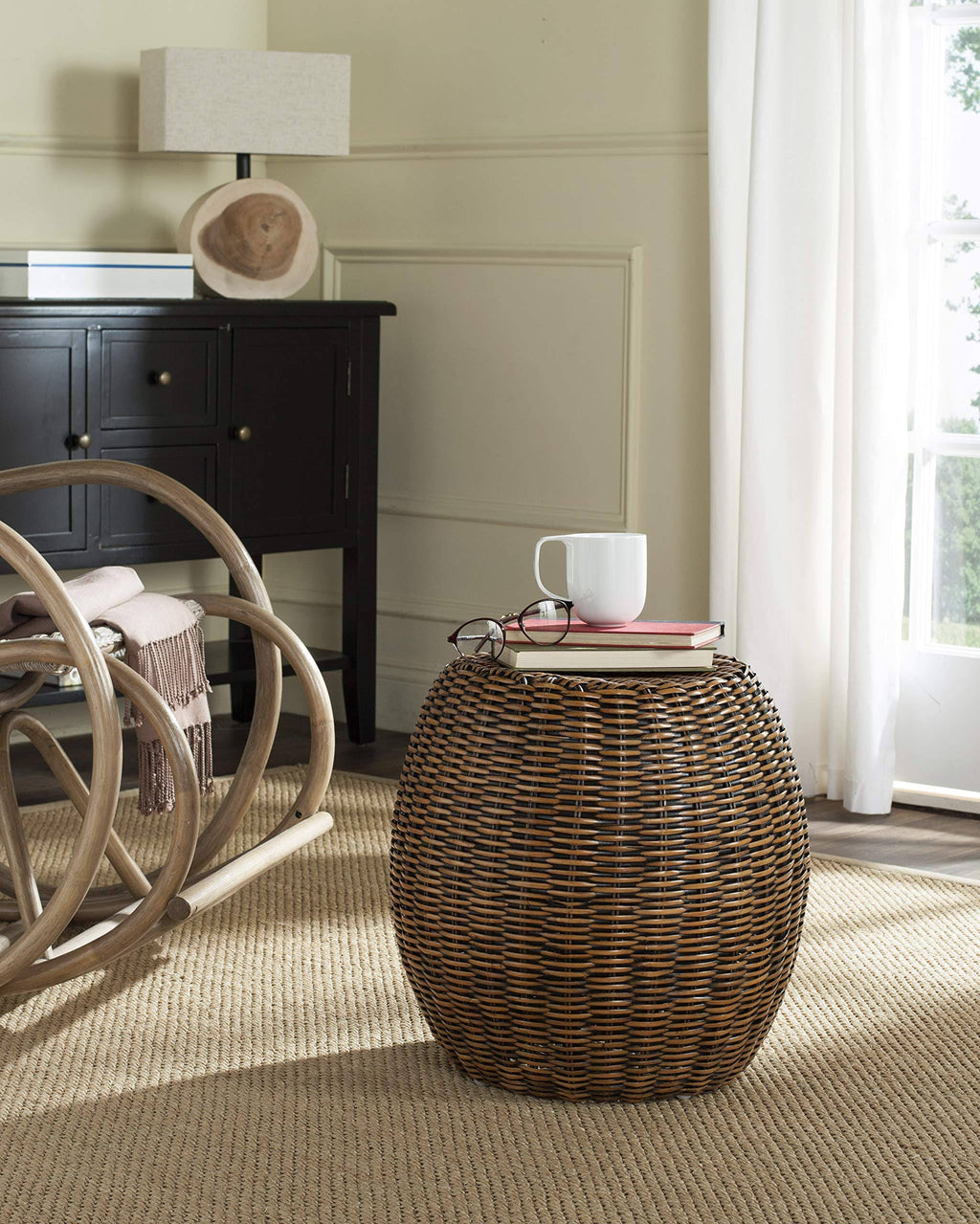Brown & Multi End Table T766