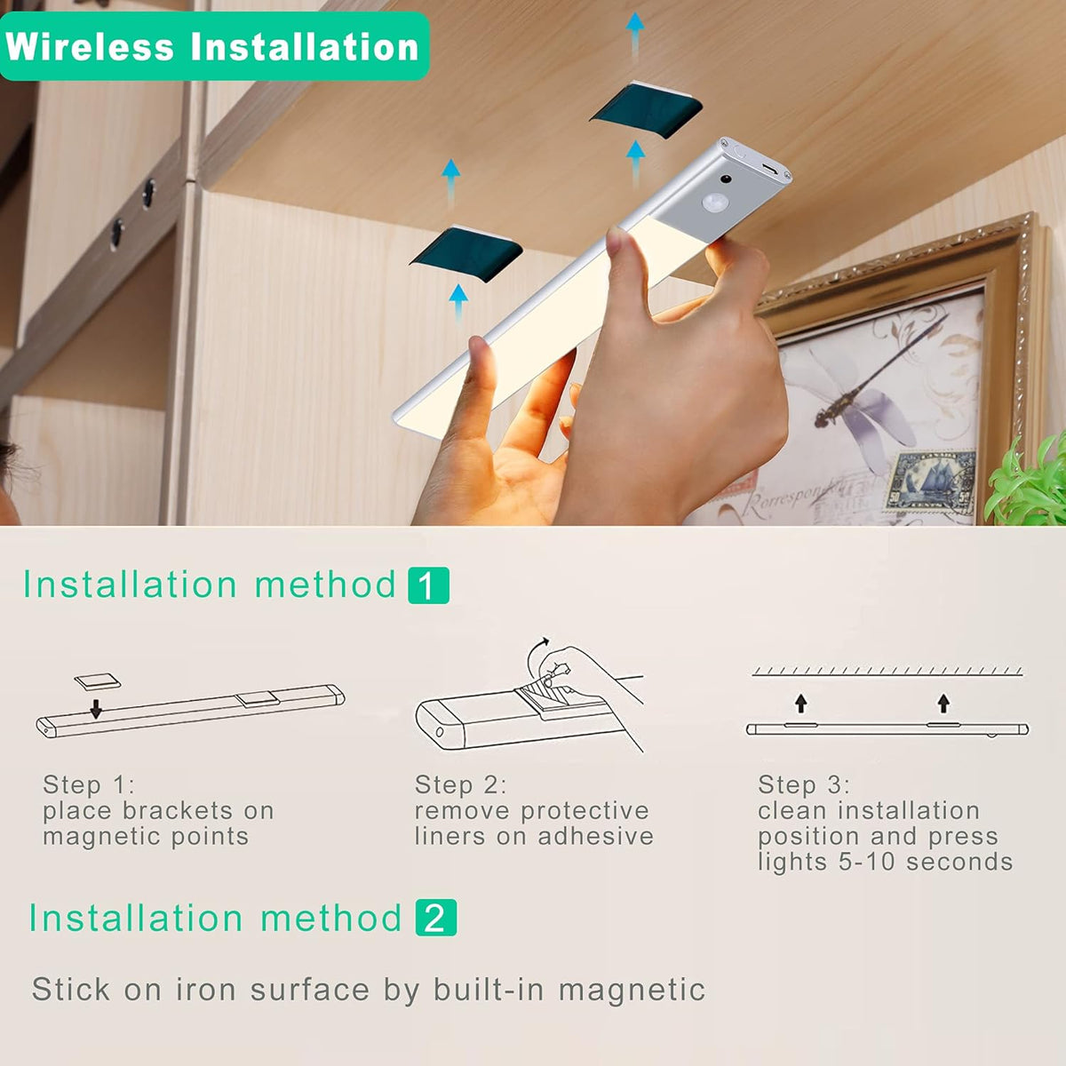 Under Cabinet Lighting Rechargeable Wireless 3 Packs H306