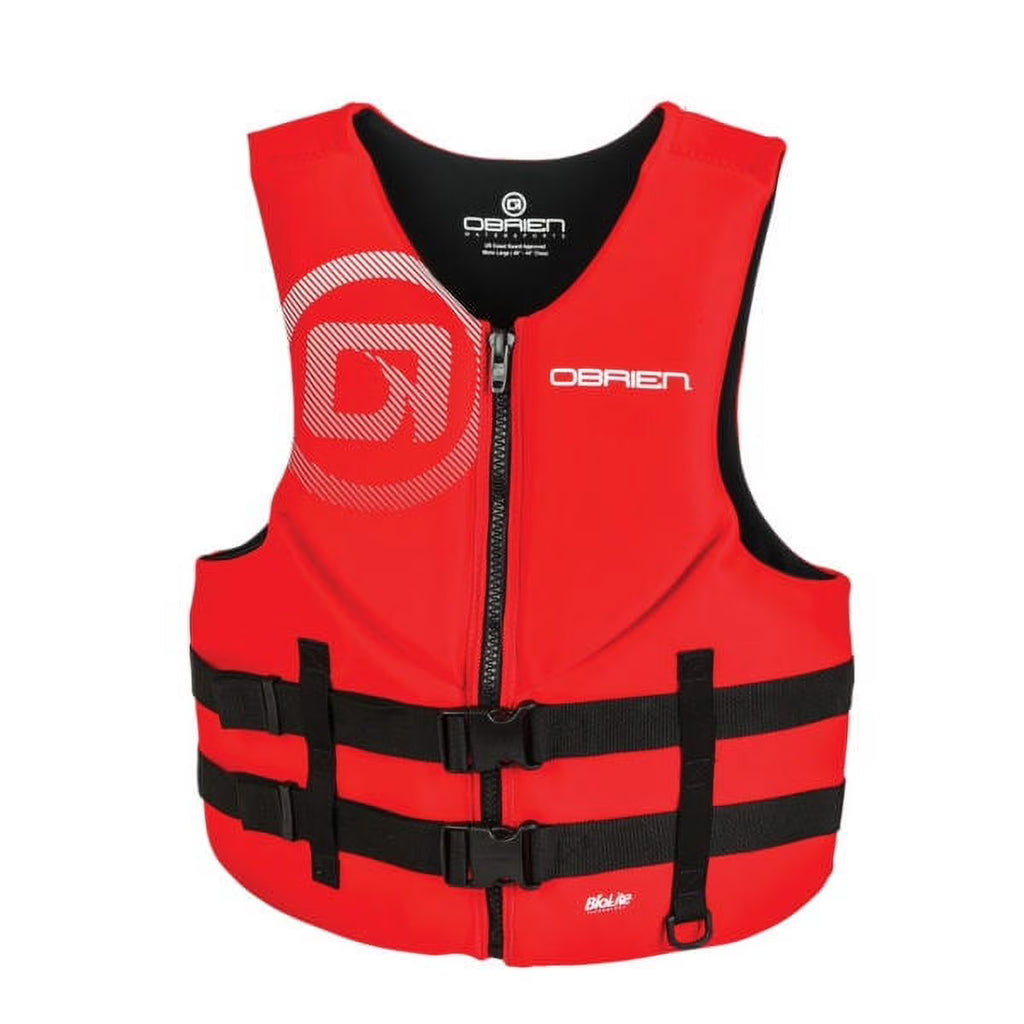 Red Large Front Zip Life Jacket J20866